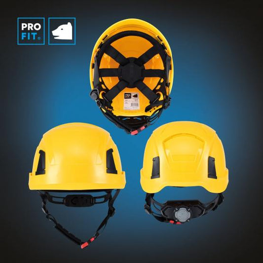 Schutzhelm "Pro Cap D!-Rock" gelb
